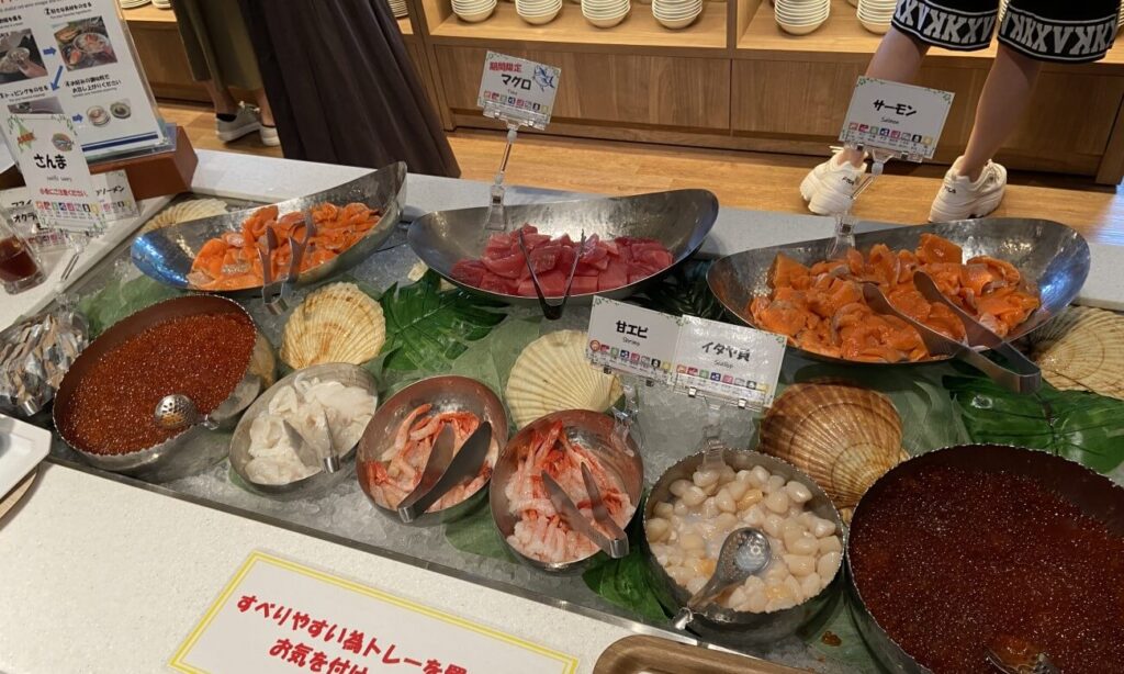 ソラリア西鉄ホテル札幌　朝食ビュッフェ　海鮮丼